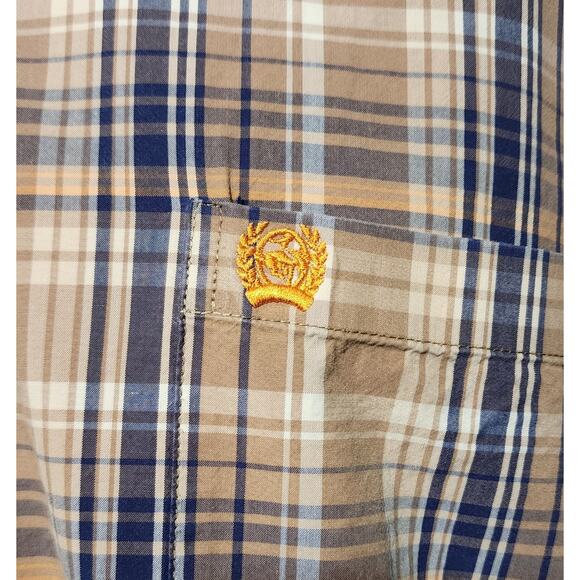 Cinch Long Sleeve Button-down Dress Shirt Size Large Plaid - Picture 3 of 6